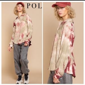POL NEW Tie dye long sleeve